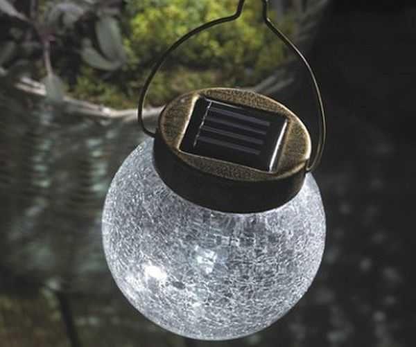 Interesting hanging solar-powered lights