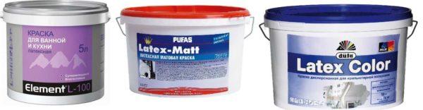 Some brands of latex paint for the bathroom