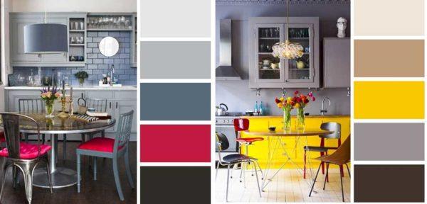 The crimson, and yellow as accents - create a mood