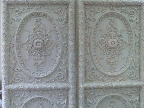 Plaster decorative panels for wall decoration 