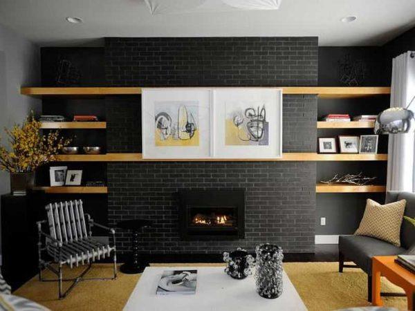 Decorative fireplace fits into the most fashionable styles - minimalism, high-tech, contemporary