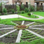 Clear plantings and paths are the foundation of any ornamental vegetable garden