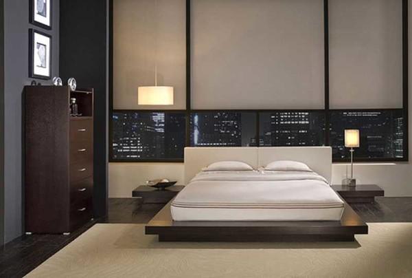 High-tech style in bedroom design