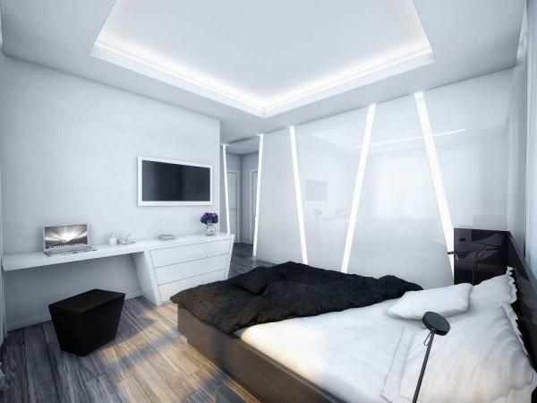 High-tech youth bedroom