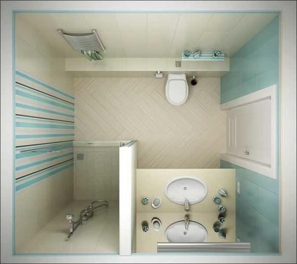 bathroom design using tiles from the same collection