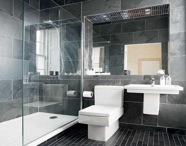 The style of minimalism in the design of the bathroom - no unnecessary details