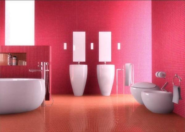 Unusually shaped sanitary ware for stylish bathroom design