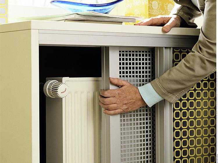 Shields on heating radiators