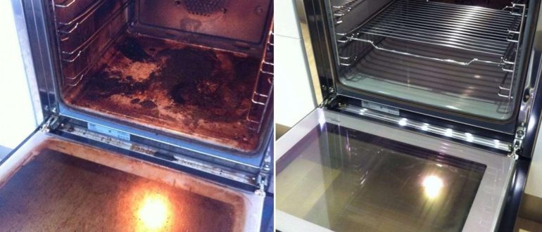 How and what to clean a dirty oven