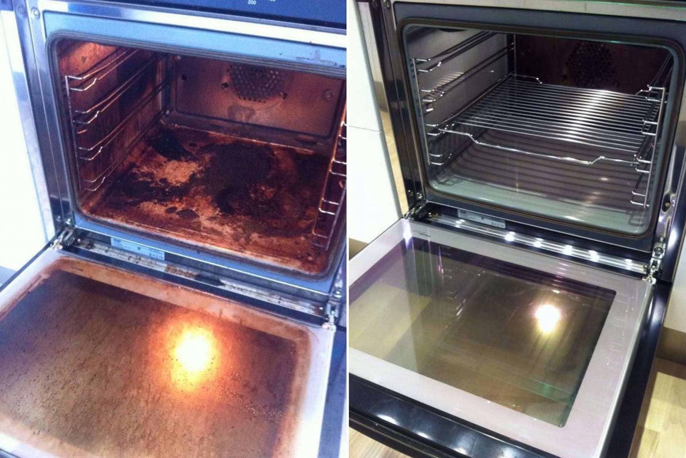 How and what to clean a dirty oven