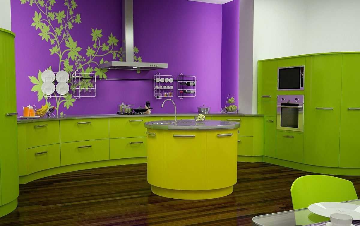 How and what color to paint the kitchen