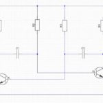 Initial circuit (multivibrator) drawn in DipTrace