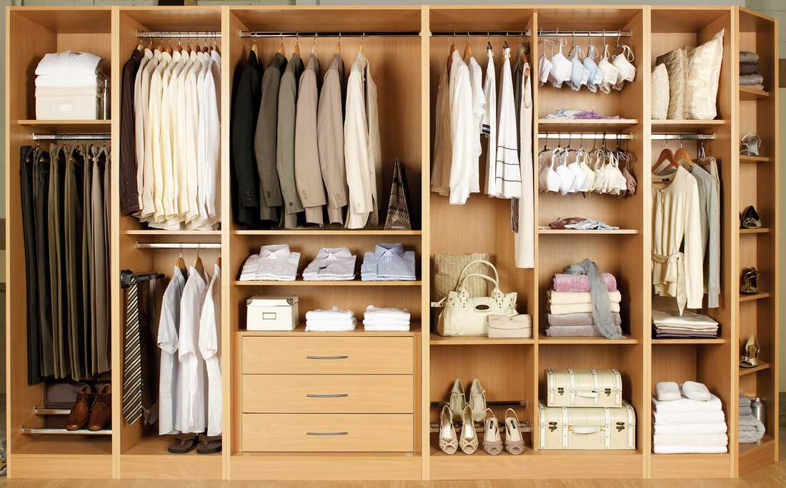 How to organize a closet inside