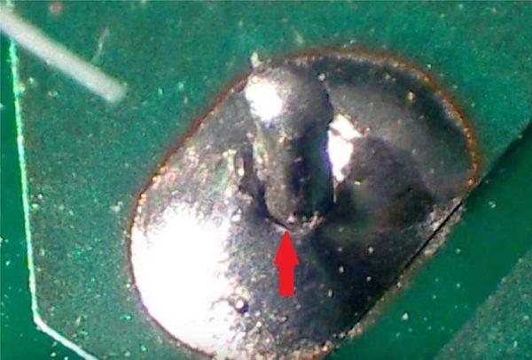 Cold soldering is one of the causes of LED bulb failure