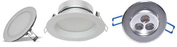 LED lights have a low height so that the ceiling can be lowered to a low height