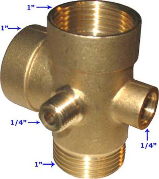 Five-wire connection for straining the accumulator