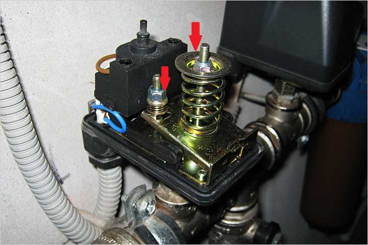 How to connect and adjust the water pressure switch