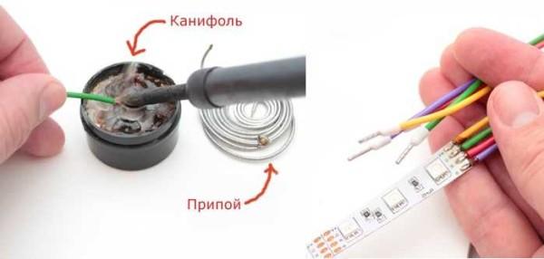 How to connect the diode strip