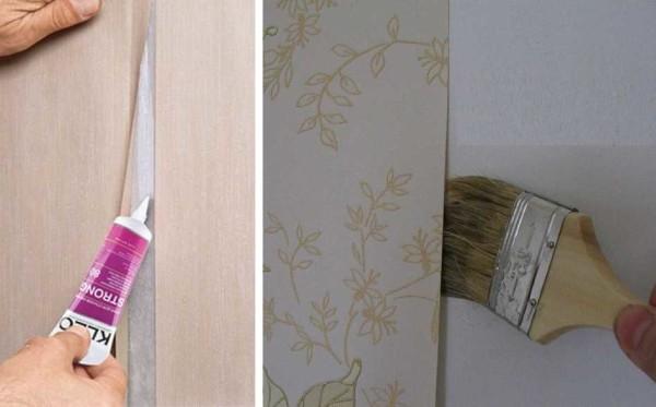 What to do if the seams on the wallpaper have come apart