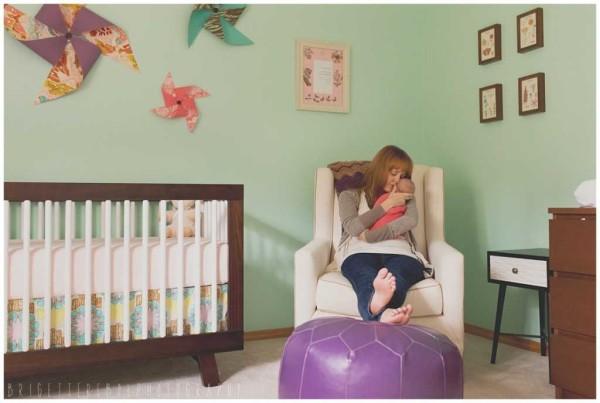 A footstool or inflatable chair is a useful addition