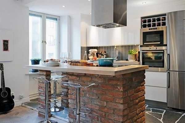 Brick or stone bar counter - stylish