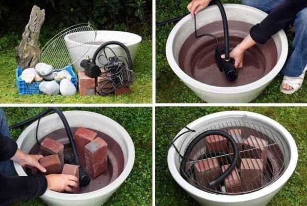 Making a small fountain with your own hands