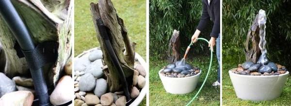 Decorating the fountain