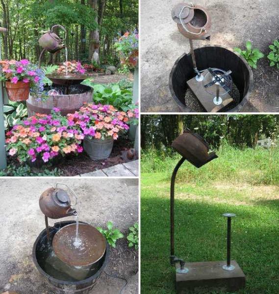 Another decorative garden fountain