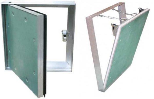 Types of inspection hatches for tile installation