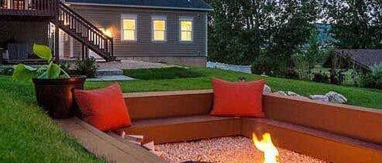 How to make a fire pit at the dacha, in the yard