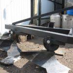 Homemade plow frame for minitractor