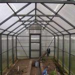 Even heavy snowfalls are not terrible for such a greenhouse