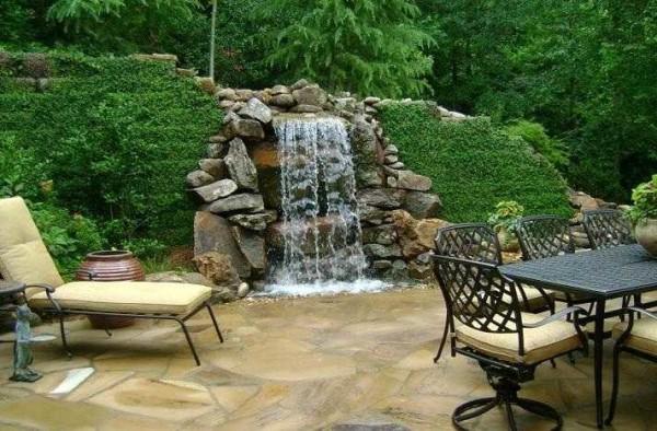 homemade waterfall