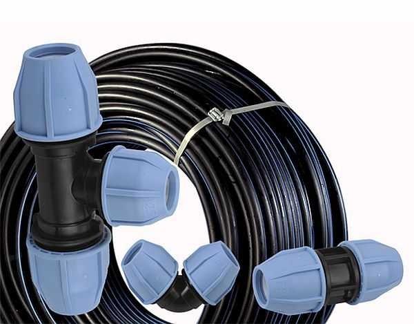 HDPE pipes for water pipelines are available in coils or in sections (depending on the diameter)