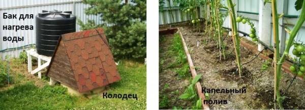 The drip irrigation system can be organized when installing the water supply system in the dacha with your own hands