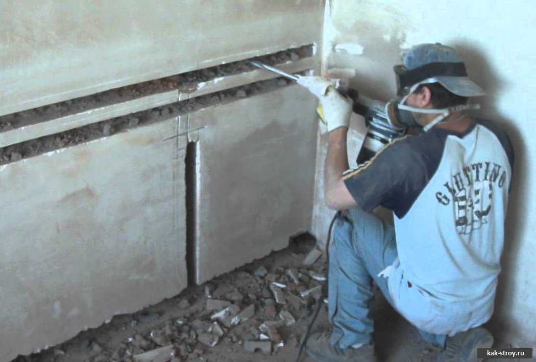 How to cut through walls for wiring