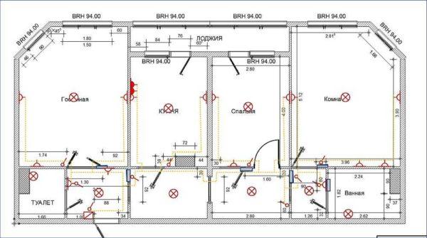 It is safe to do wall wiring for wiring according to the finished project