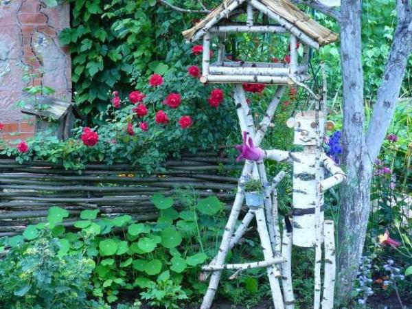 Some examples of a rustic style garden