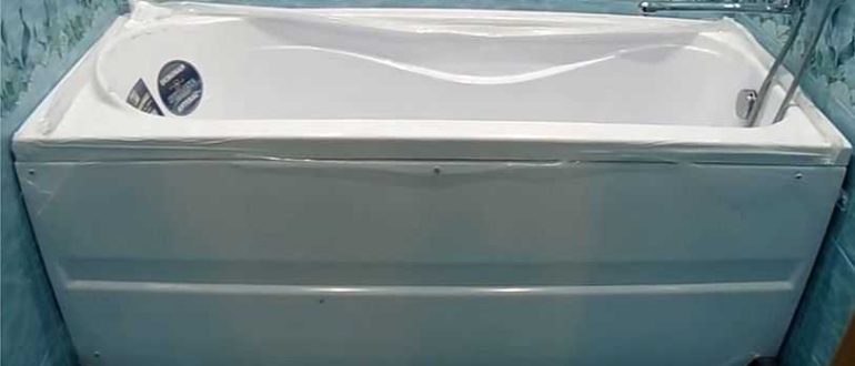 How to install an acrylic bathtub