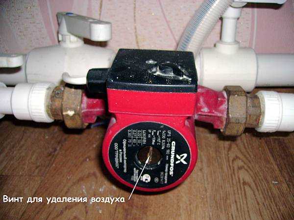 How to install a circulation pump