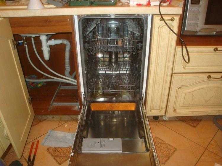 How to install the dishwasher yourself