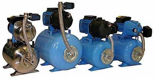 Pumping stations of water supply for private houses Jileks externally similar to units of other manufacturers