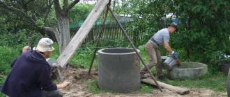 How to dig a well at the dacha, near the house