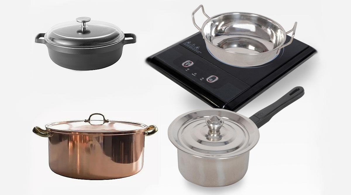 What cookware is needed for induction stove, material of manufacture and rating of manufacturers