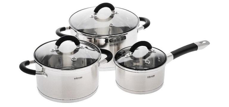 Stainless steel cookware for induction hobs