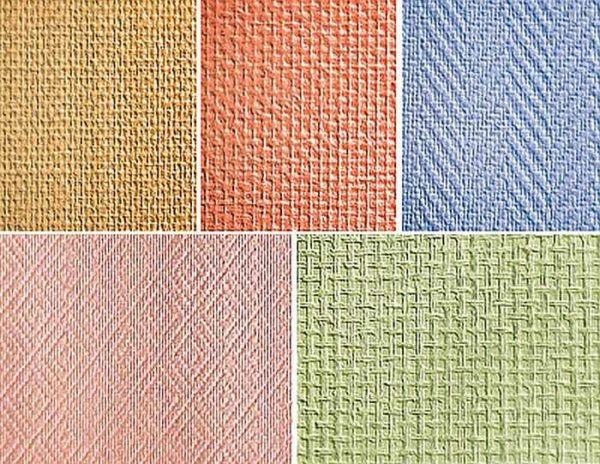 Some types of fiberglass wallpaper 