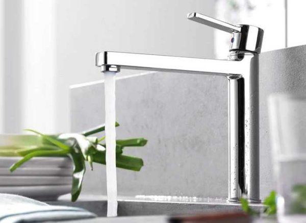 The design of the faucet on the kitchen sink should match the style of the room