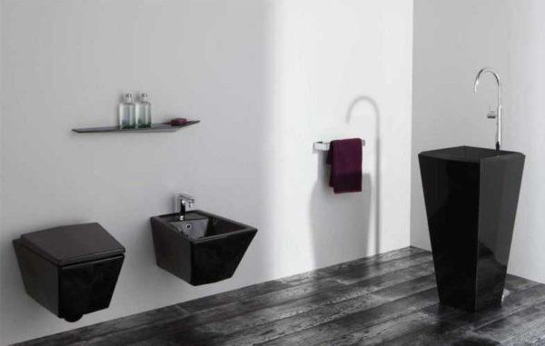 Black square plumbing fixtures are very rare