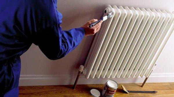 The main thing is the right paint for heating radiators