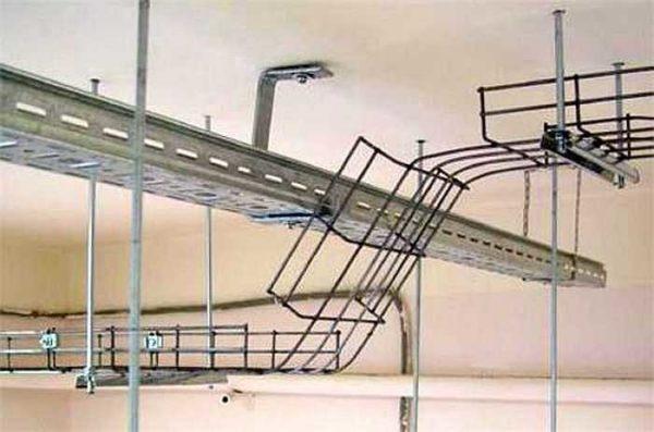 Hanging cable trays